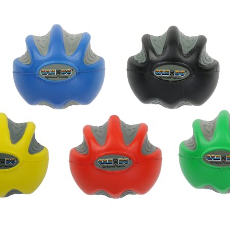 Cando-34973 Digi-Squeeze Hand Exerciser, Large, Set of 5 Pieces (Yellow, Red, Green, Blue, - Image 2